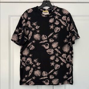 Scotch & Soda Black and Tan Short Sleeve Tee